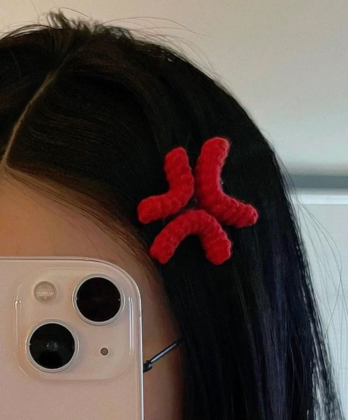 Angry hair clip