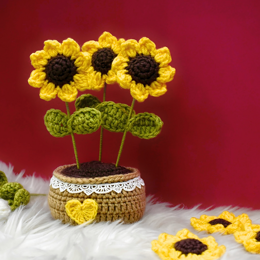 Sunflower Garden Pot