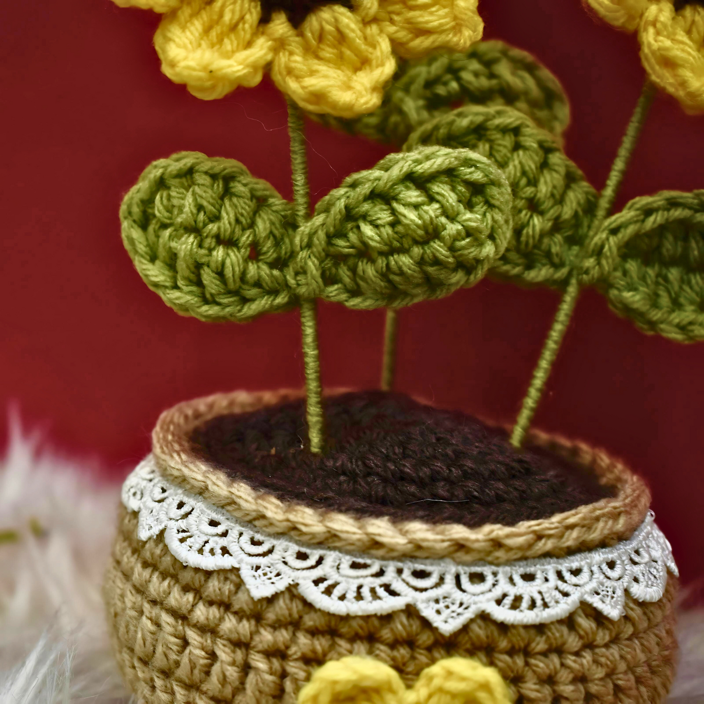 Sunflower Garden Pot