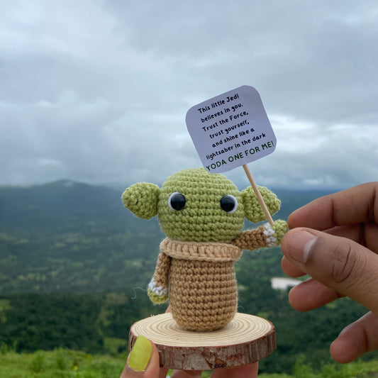 Yoda- the tiny jedi of encouragement