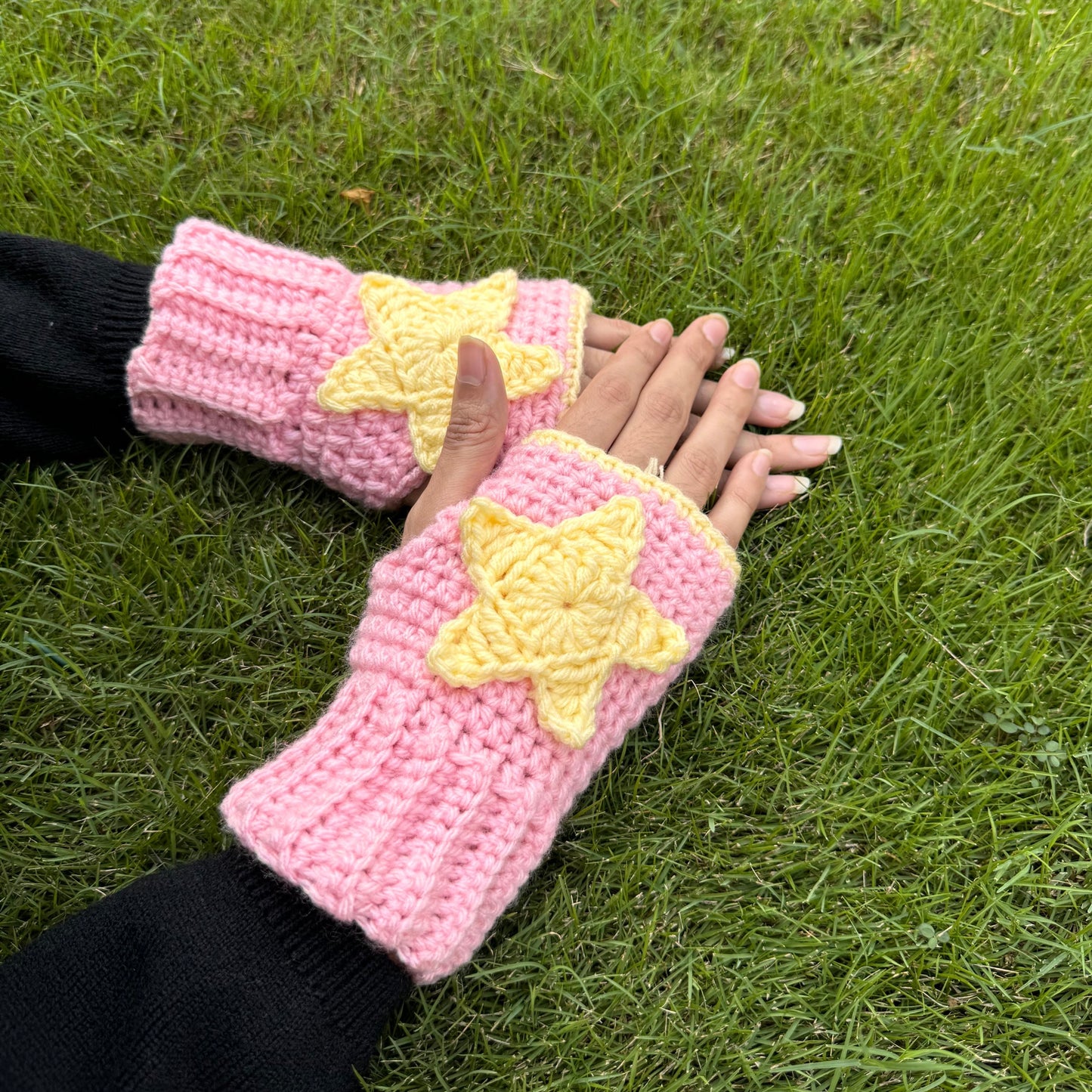 Cat beanie and Star gloves combo