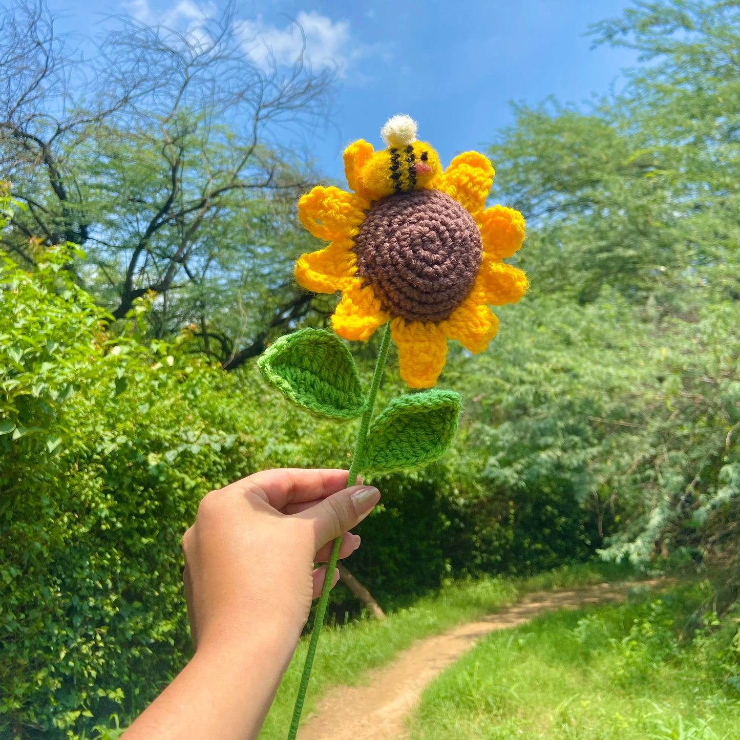 Sunflower with Bee