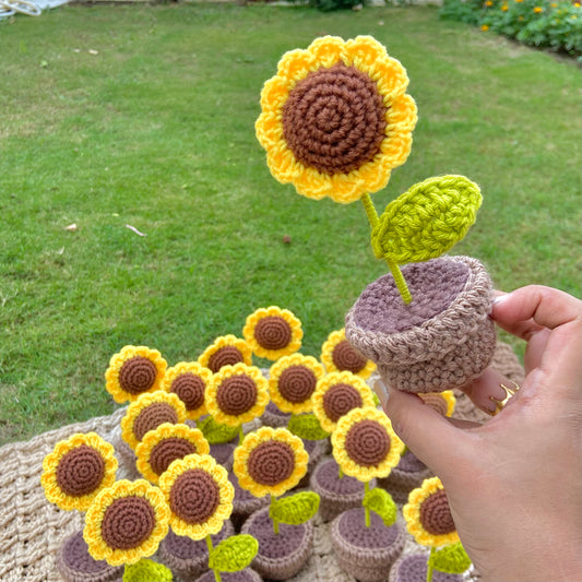 Sunflower Pot