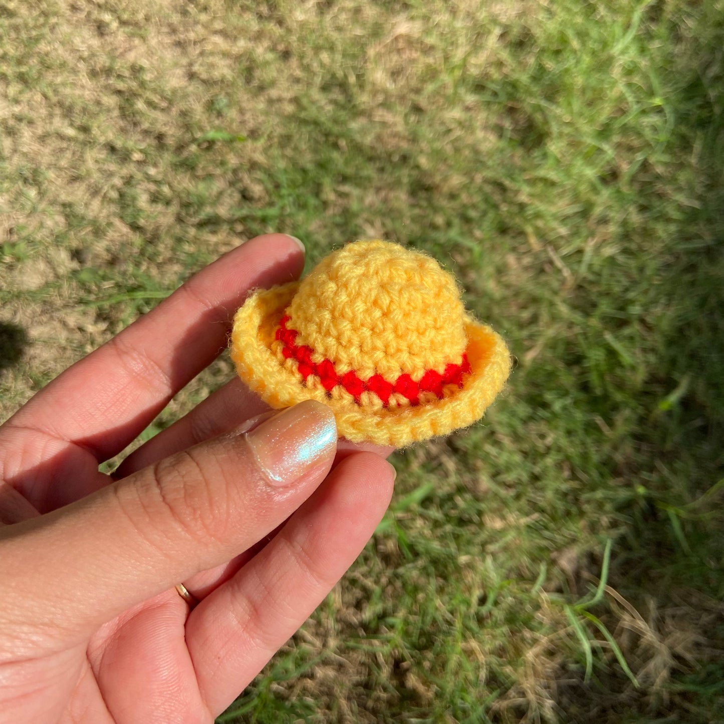 Luffy Hat Keychain