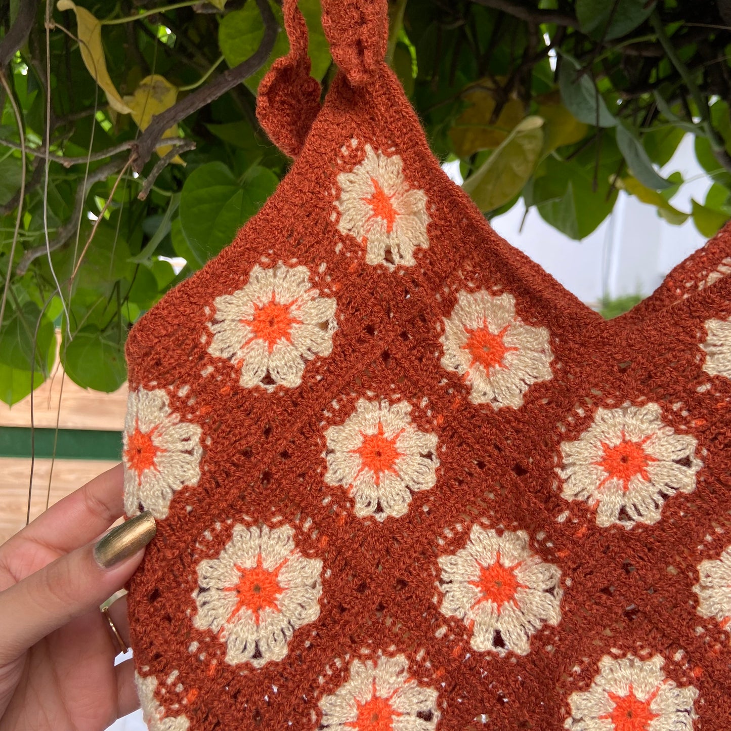 Granny Square Daisy Top