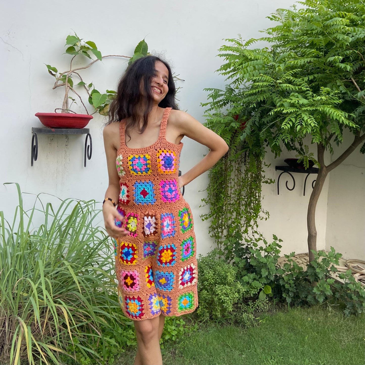 Granny Square Dress